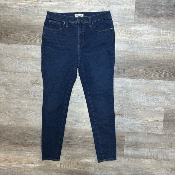 Madewell 9" Mid-Rise Skinny Jeans in Orland Wash: TENCEL Denim Edition SZ 31 - Picture 5 of 11